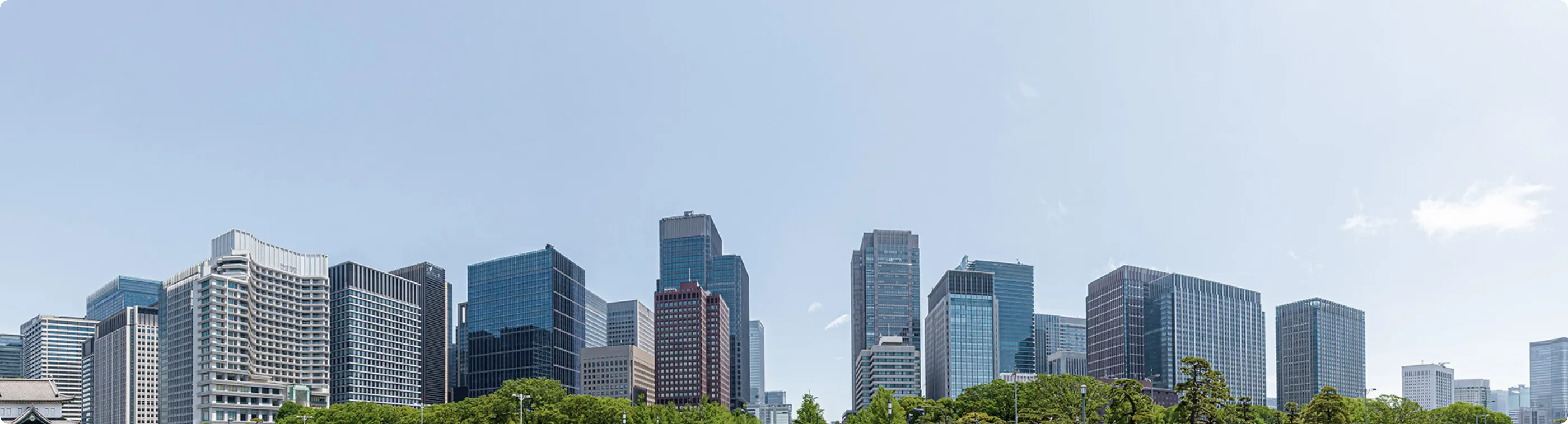 ビル街の街並み