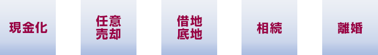 現金化 任意売却 借地低地 相続 離婚